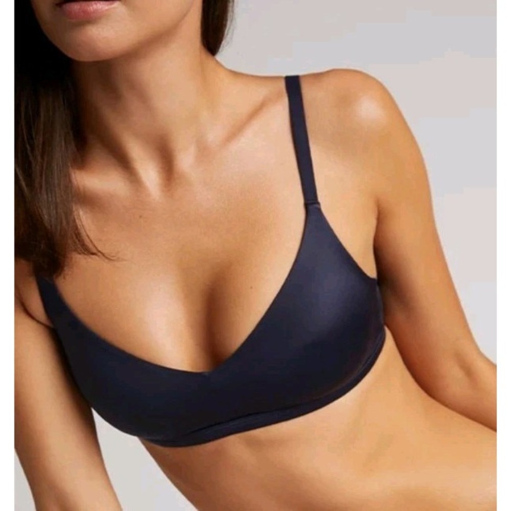 Negative Underwear Glace Nonwire Bra Women's Size 1 Navy